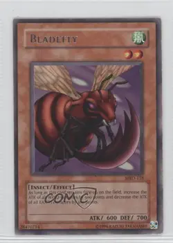 Bladefly (R) Unlimited YuGiOh Metal aiders #MRD-118 2002 READ - Image 1