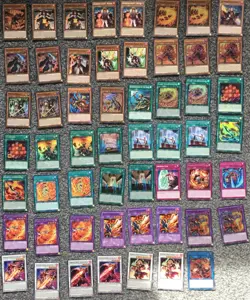 YuGiOh TCG Infernoble Flame Swordsman 55 card deck (see description for details) - Image 1