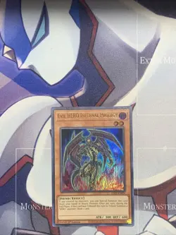 *** EVIL HERO INFERNAL PRODIGY *** 1ST EDITION ULTRA RARE LDS3-EN024 YUGIOH! - Image 1
