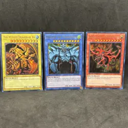 Yugioh - Obelisk/Slifer/Ra Egyptian God Card Promo Lot - Yugioh 25th Anniversary - Image 1