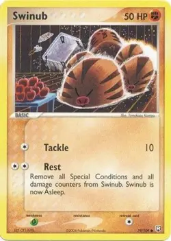 Swinub - 79/109 Ex Team Rocket Returns Set - NM BUY 2 CARDS GET 1 FREE! - Image 1