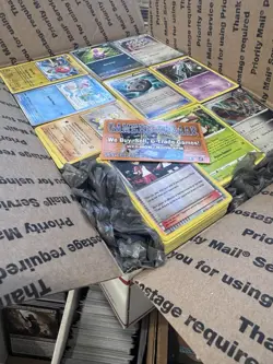 🔥 17lbs+ 4200+ UNSEARCHED Pokemon Bulk Lot! Holos Has Some Holos Cards LP/NM ✨ - Image 1