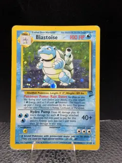 Blastoise Base Set 2 Holo Unlimited Rare Card 2 /130 - Image 1
