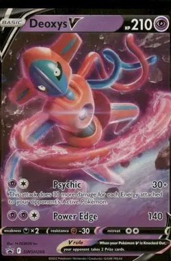 Deoxys V - SWSH266 Promo Holo NM Pokemon SWSH: Sword & Shield Promo Cards - Image 1