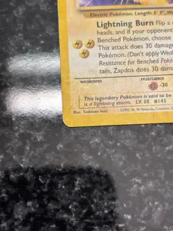 Zapdos 23/53 Wizards Black Star Promo Regular MP Vintage Pokemon Card 2000 - Image 5