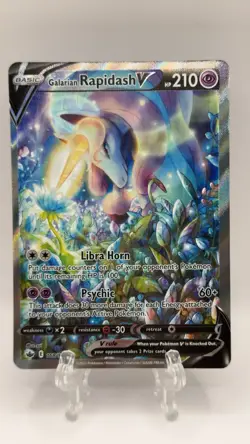 Galarian Rapidash V (Alternate Full Art ) 168/198 Pokemon TCG Card - Image 1