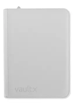 Vault X White Edition 4-Pocket Exo-Tec Zip Binder - 160 Cards - New - Image 2