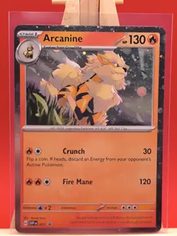 Pokemon Arcanine SVP011 Scarlet & Violet Holo Rare Promo Pokemon Card - Image 1