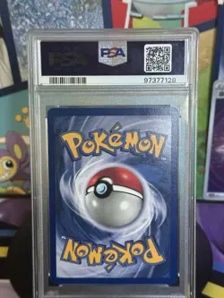 Pokemon TCG Alakazam Base Set Holo Card 1/102 PSA 8 - Image 2