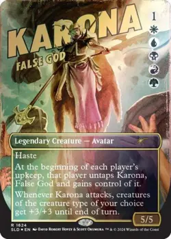 Karona, False God (Rainbow Foil) -Foil Near Mint MTG Secret Lair - Image 1