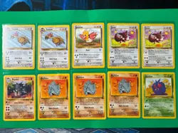 Pokemon TCG Jungle Set Lot (52 Cards) | Vintage 1999 WotC Commons & Uncommons - Image 2