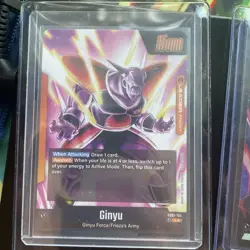 Ginyu Leader Alt Art Secret Rare FB01-104 Dragon Ball Fusion World Card English! - Image 2