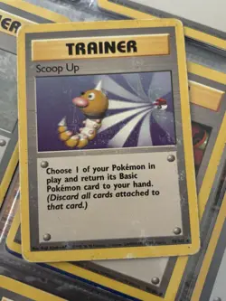 Pokemon TCG Scoop Up Card 78/102 Base Set, Vintage WOTC - Image 1