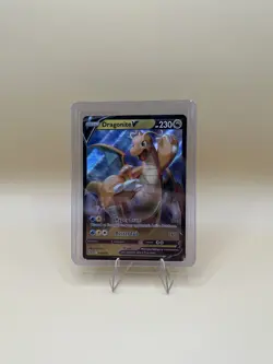 Pokemon TCG Dragonite V Pokemon Go 49/78 Full Art Ultra Holo Rare Card NM 2022 - Image 1