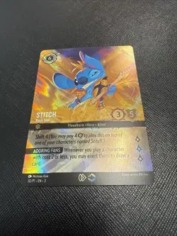 Stitch - Rock Star (Store Championship) 30 Disney Lorcana Promo Cards Holo - Image 1
