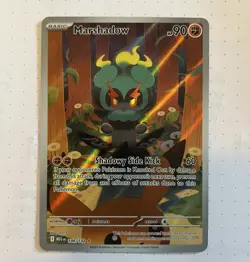 Marshadow IR Mega Evolutions Pokemon Card Holo NM 2025 - Image 1