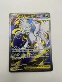 Mega Absol ex 161/132 Mega Evolution Pokemon card Full Art Ultra Rare - Image 1