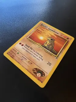 Brock’s Sandshrew 72/132 Gym Heroes Unlimited 2000 Pokemon Card Common NM - Image 3