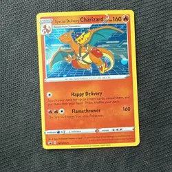 Special Delivery Charizard SWSH075 SWSH: Sword & Shield Promo Cards Holo NM - Image 1