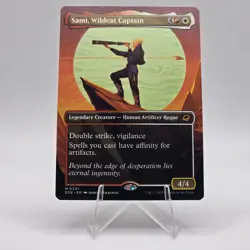 Sami, Wildcat Captain (Borderless) - EOE #301 Mythic - NM Edge of Eternities - Image 1