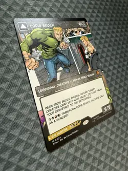 MTG Eddie Brock #0224 Borderless Mythic Marvel’s Spider-Man (SPM) - Image 2