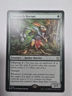 Pawpatch Recruit Bloomburrow Regular Magic The Gathering - Image 1