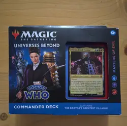 Magic The Gathering Universes Beyond: Doctor Who Masters Of Evil Commander Deck - Image 2