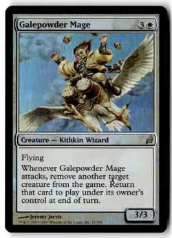 MTG Foil Galepowder Mage - Lorwyn Moderately Played English - Image 1