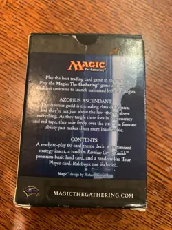 MtG Magic the Gathering DISSENSION AZORIUS ASCENDANT theme deck used with bonus - Image 2