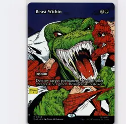 Beast Within (Borderless) M Marvel Eternal-Legal 33 NM - Image 1