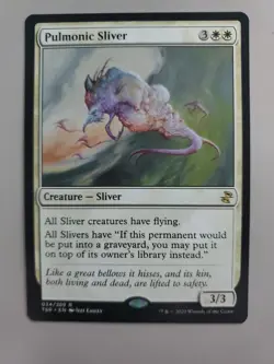 MTG Pulmonic Sliver Time Spiral Remastered Regular Rare - Image 1