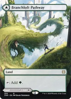 Borderless BRANCHLOFT PATHWAY mtg NM-M Zendikar Rising 1 Rare - Image 1