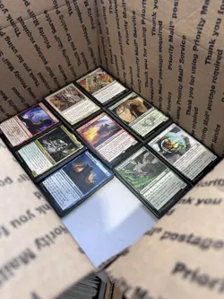🧙17lbs+ 4200+ UNSEARCHED Magic The Gathering Bulk Lot LP/NM w/ Rares & Foils‼ - Image 3