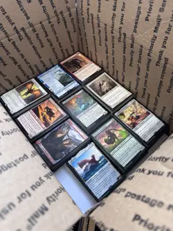 🧙17lbs+ 4200+ UNSEARCHED Magic The Gathering Bulk Lot LP/NM w/ Rares & Foils‼ - Image 4