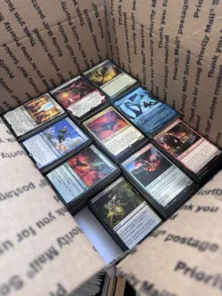 🧙17lbs+ 4200+ UNSEARCHED Magic The Gathering Bulk Lot LP/NM w/ Rares & Foils‼ - Image 5