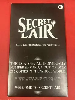 ***Sealed Merfolk of the Pearl Trident Secret Lair 295*** MTG Magic Kid Icarus - Image 1