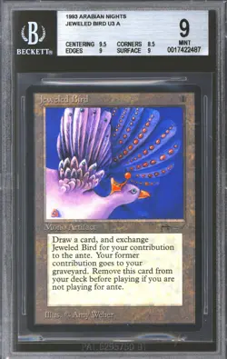 Magic MTG Arabian Nights Jeweled Bird BGS 9 (9.5, 8.5, 9, 9) NEAR MINT NM - Image 1