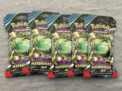 20X Pokemon Factory Sealed Twilight Masquerade Sleeved Booster Packs - Image 3