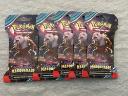 20X Pokemon Factory Sealed Twilight Masquerade Sleeved Booster Packs - Image 4
