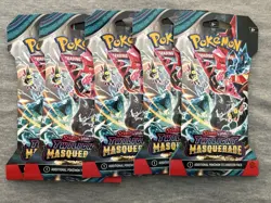 20X Pokemon Factory Sealed Twilight Masquerade Sleeved Booster Packs - Image 5