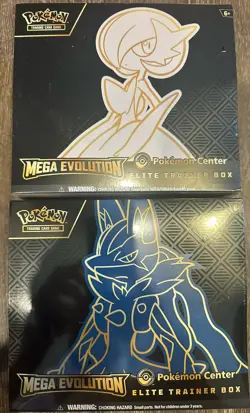 Pokemon TCG: Mega Evolution Pokemon Center Elite Trainer Box ETB *Set Of 2* - Image 1