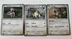Pokemon Slakoth 160/193 Vigoroth 161/193 Slaking 162/193 All Three Cosmo Holo - Image 1