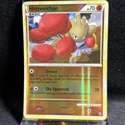 Hitmonchan 51/90 LP Reverse Holo Vintage Pokemon TCG - Image 1