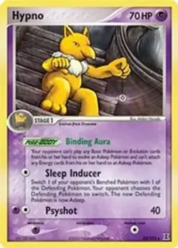 Hypno (#23/113) - Reverse Holofoil EX - Delta Species LP Pokemon - Image 1