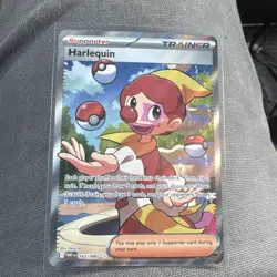 Pokemon TCG Harlequin 163/086 White Flare Holo Full Art Ultra Rare NM - Image 1