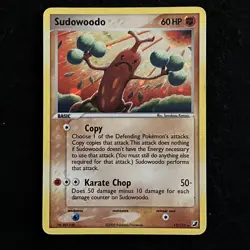 Pokemon SUDOWOODO 15/115 (Holo Rare) Unseen Forces - MP/Mod Play - Image 1