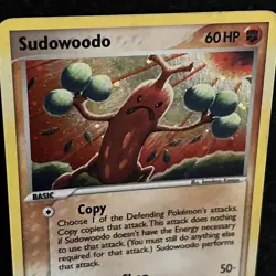 Pokemon SUDOWOODO 15/115 (Holo Rare) Unseen Forces - MP/Mod Play - Image 2