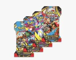 Pokemon TCG Mega Evolution Sleeved Booster Packs SEALED X5 - Image 1