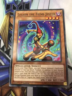 Legion The Fiend Jester SS01-ENA05 Yu-Gi-Oh! 1st Edition - Image 1