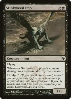 Stinkweed Imp Izzet vs. Golgari HEAVILY PLD Black Common MAGIC MTG CARD ABUGames - Image 1